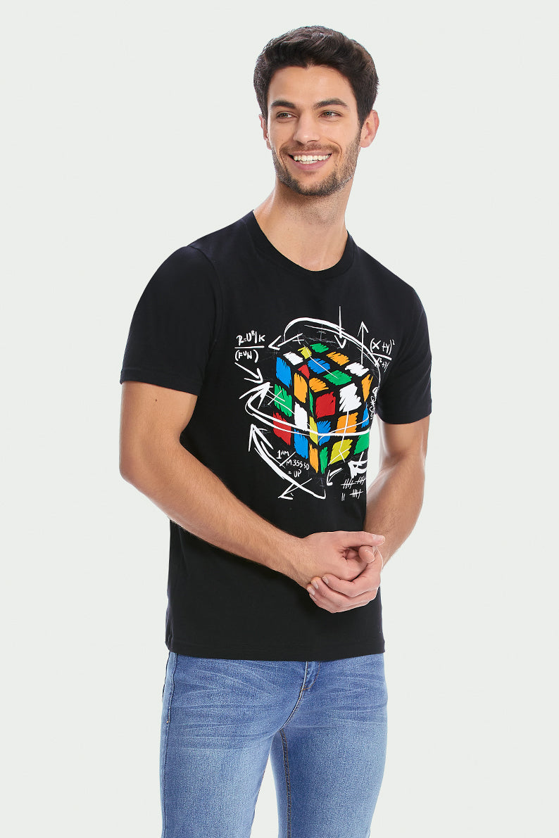 Playera Caballero MC / RUBIK (6752796213430)