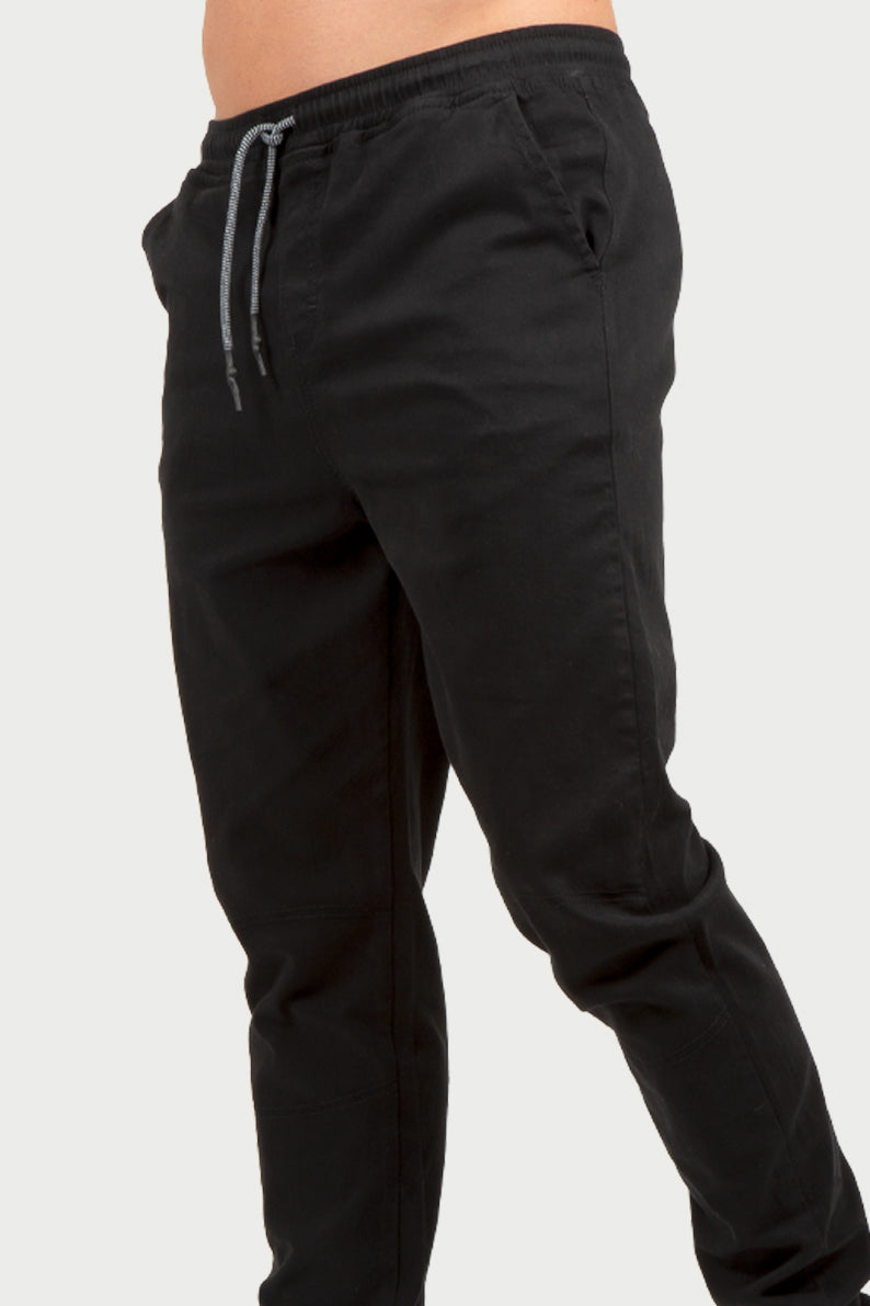 Pantalón Caballero / JOGGER GABARDINA NEGRO (6745671925942)