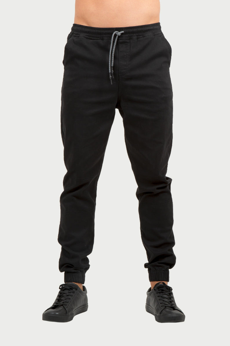 Pantalón Caballero / JOGGER GABARDINA NEGRO (6745671925942)