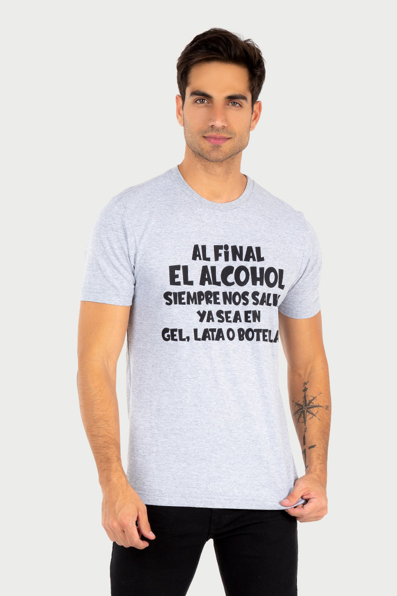 Playera Caballero MC/ ALCOHOL (7067265859766)