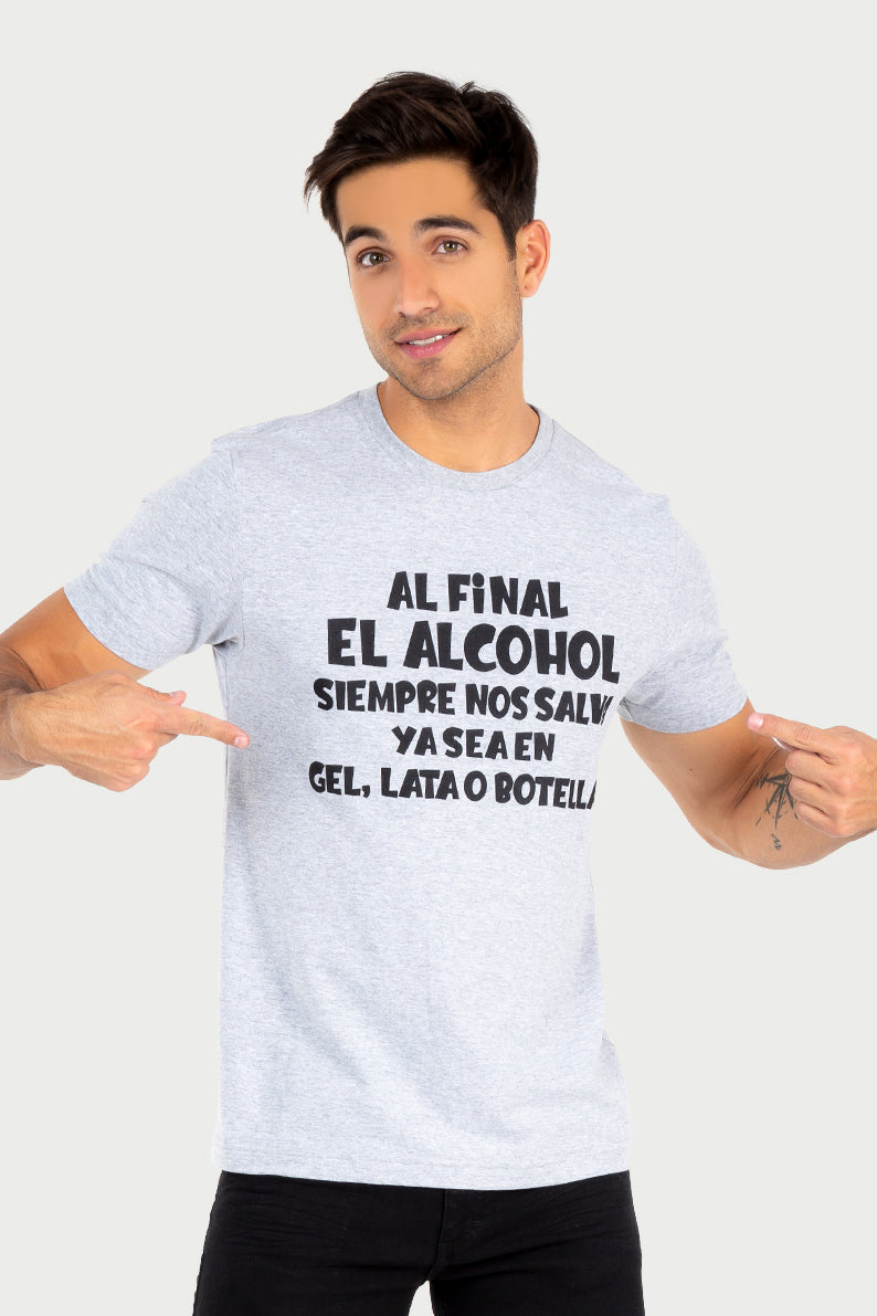 Playera Caballero MC/ ALCOHOL (7067265859766)
