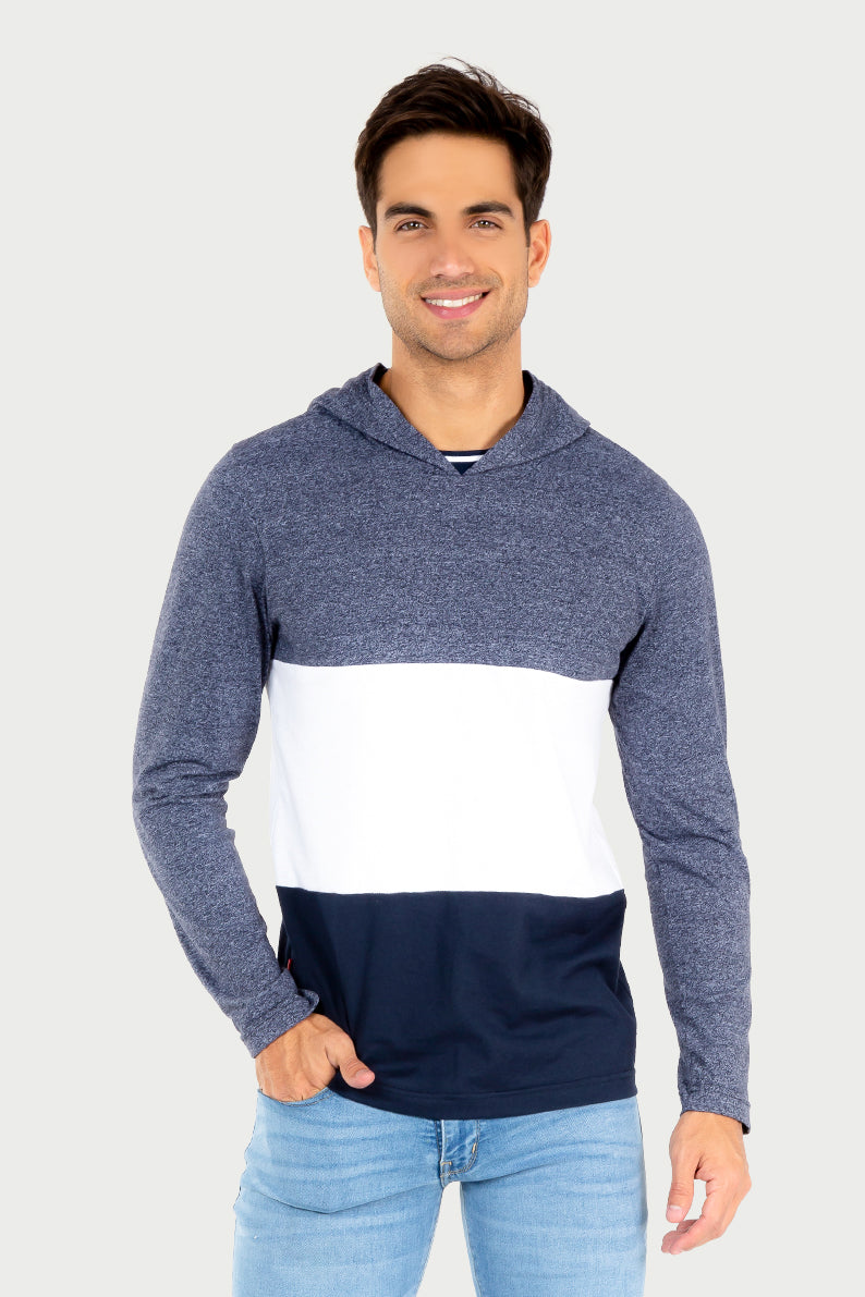 Playera Caballero ML / CUELLO TEJIDO (7067158905014)