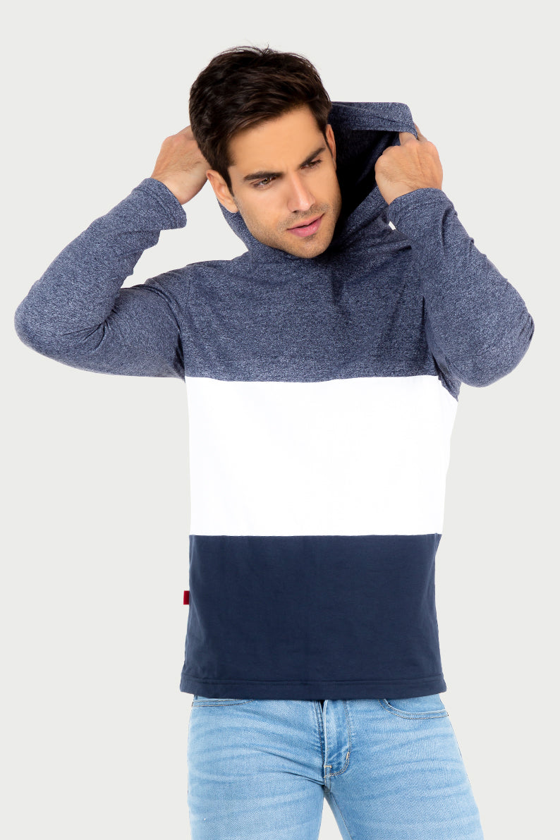 Playera Caballero ML / CUELLO TEJIDO (7067158905014)