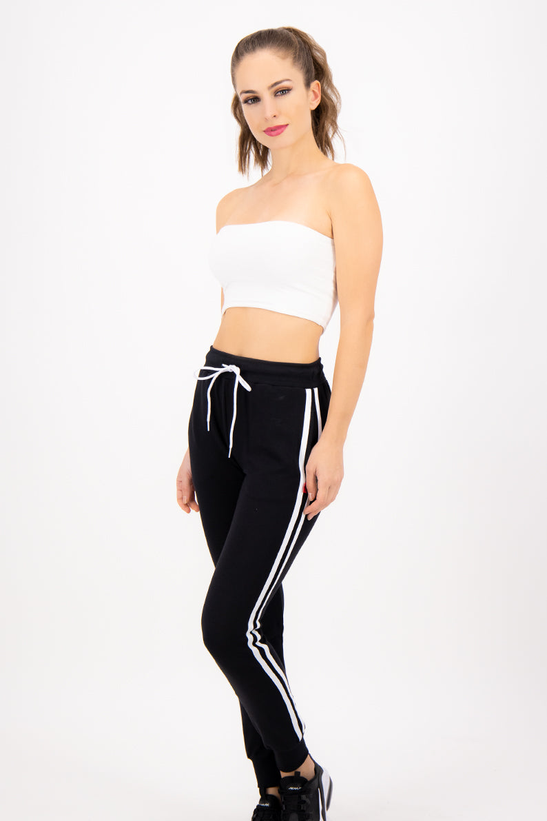 Jogger Dama / 2 LINEAS NEGRO (7540993982687)