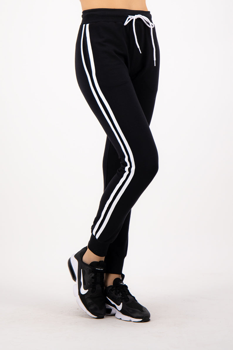 Jogger Dama / 2 LINEAS NEGRO (7540993982687)