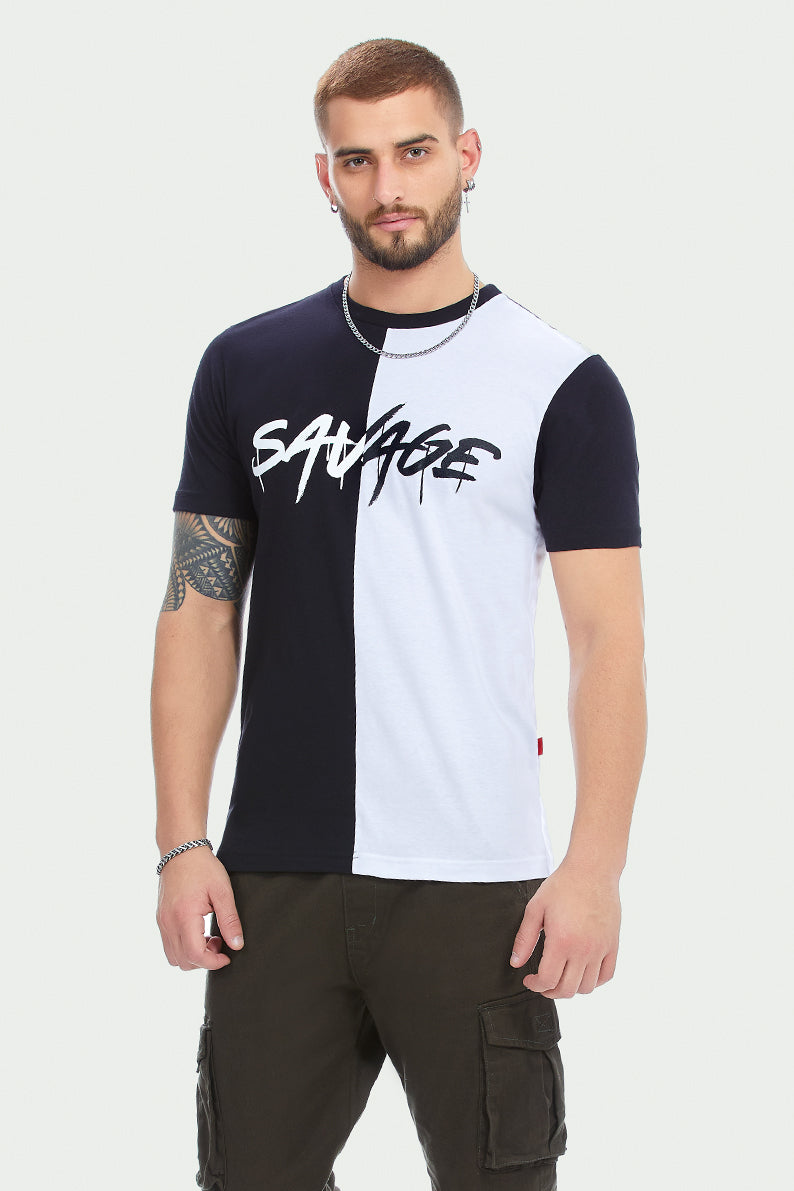 Playera Caballero MC/ SAVAGE BN (7903238521055)