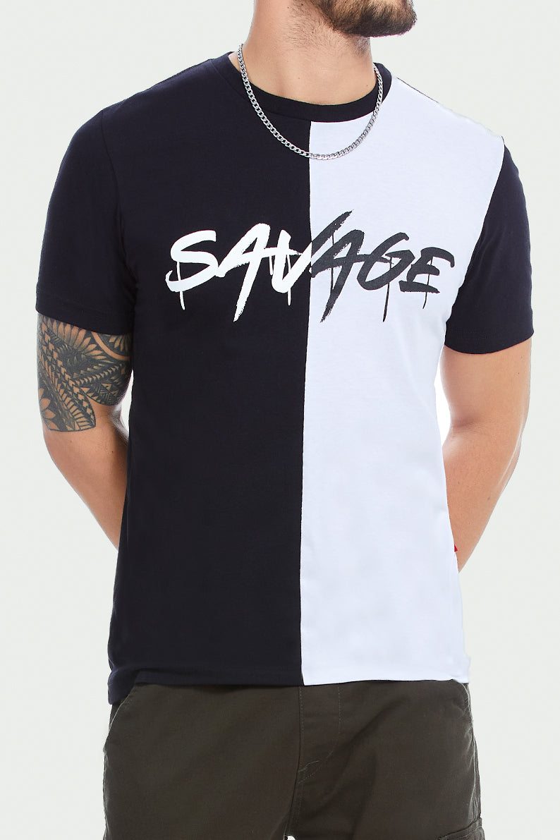 Playera Caballero MC/ SAVAGE BN (7903238521055)