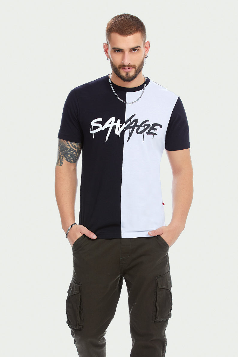 Playera Caballero MC/ SAVAGE BN (7903238521055)