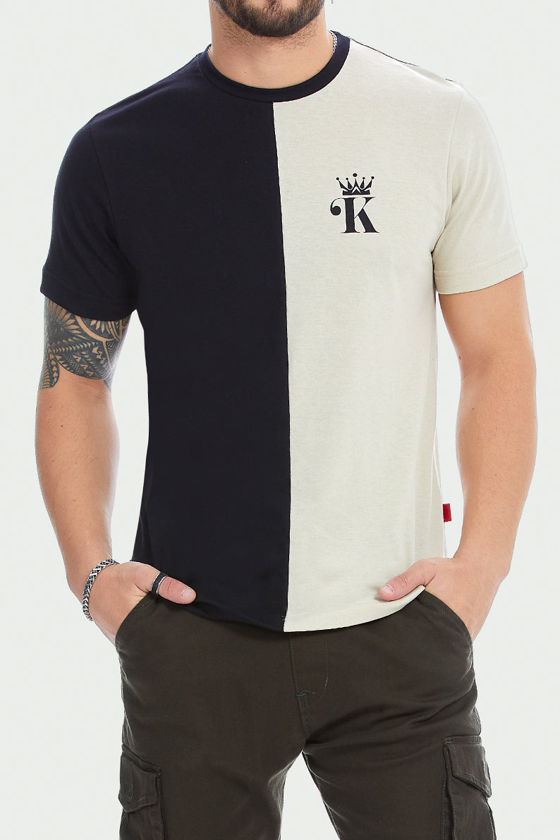 Playera Caballero MC/ CORONA MITAD (7902525161695)