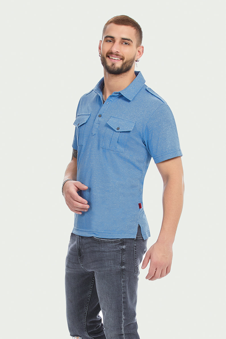 Playera Polo Caballero MC / BOLSA CLOUD (7903253266655)