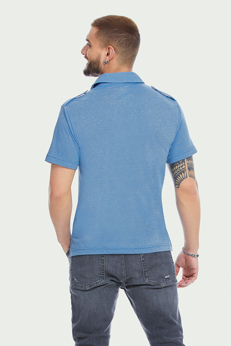 Playera Polo Caballero MC / BOLSA CLOUD (7903253266655)