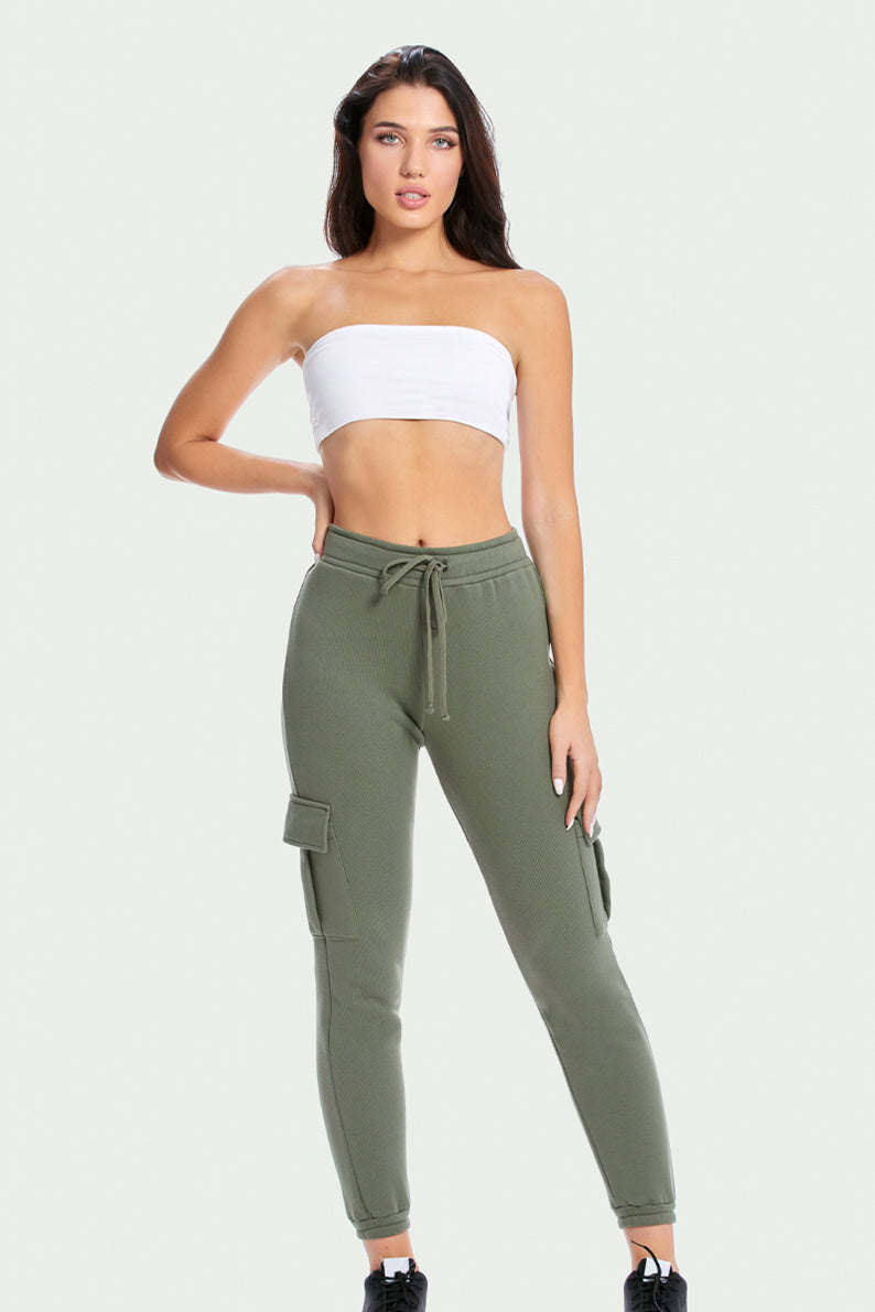 Jogger Dama / CARGO OLIVO (7904652329183)