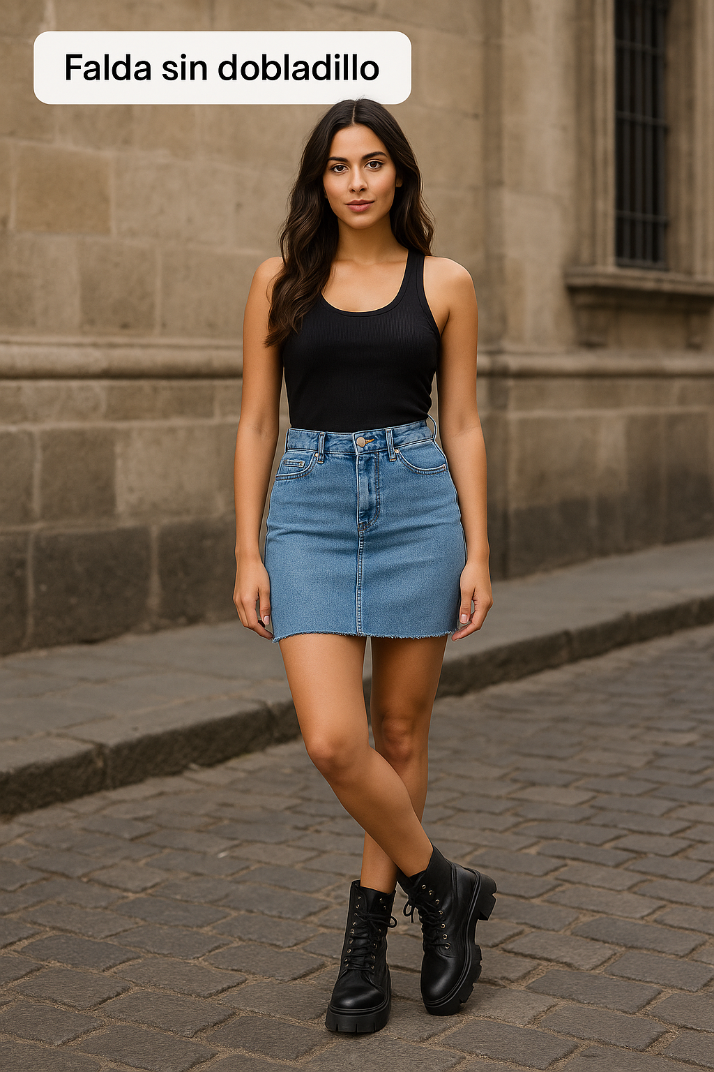 Falda sin dobladillo (7978360602847)