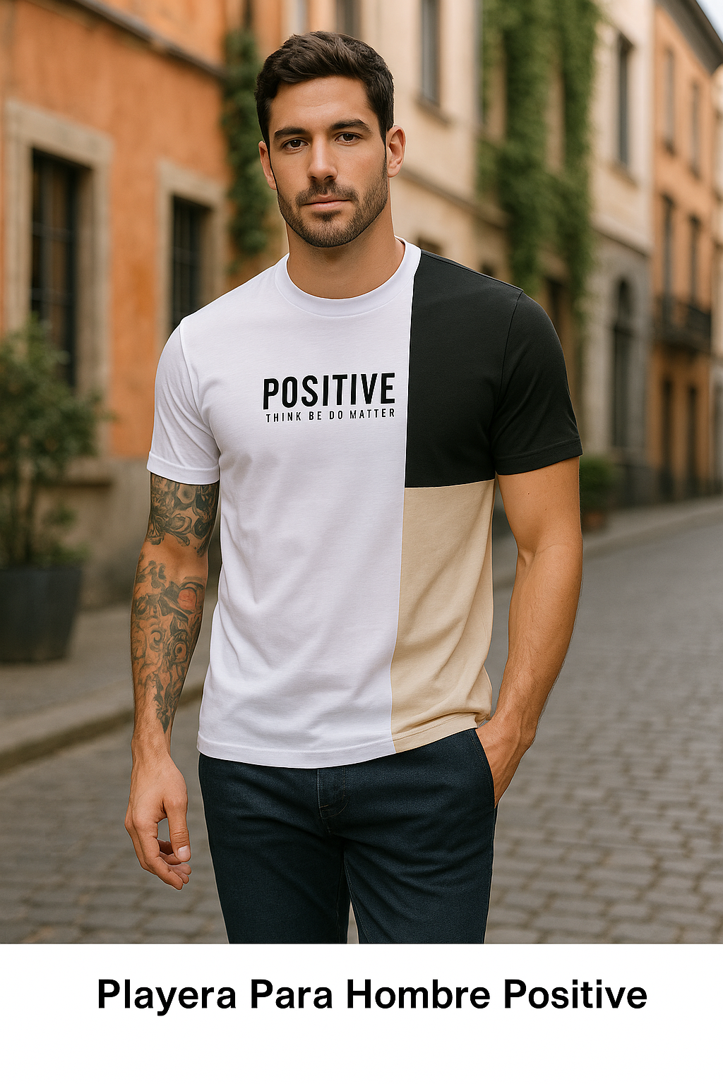 Playera Para Hombre Positive (8642205679839)