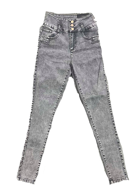 Pantalon Mezclilla Dama GRI (8772002054367)