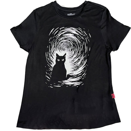 Playera Dama GATO TUNEL (8771980460255)