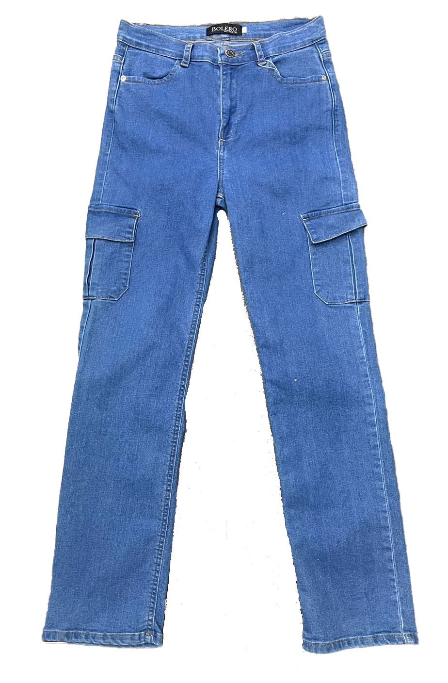 Pantalon Mezclilla Dama Cargo con Bolsas STONE (8771995369695)