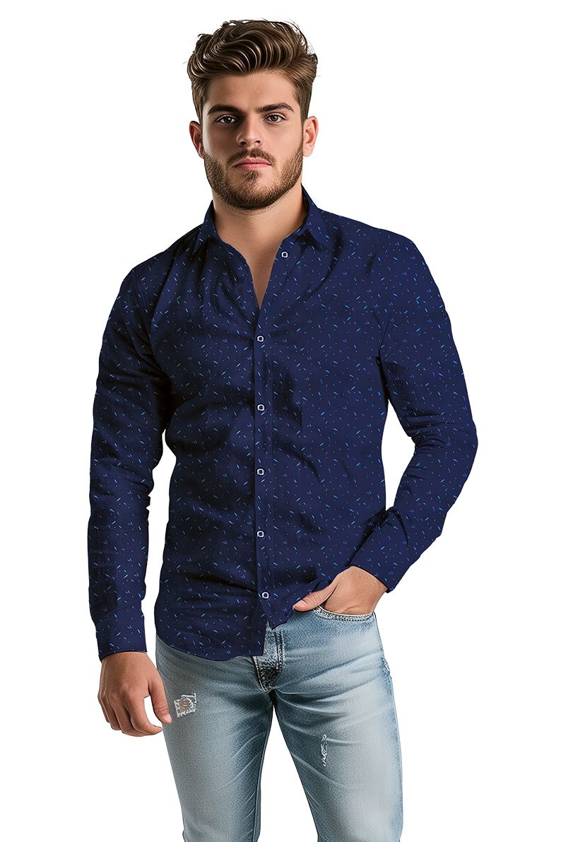 Camisa  PUNTOS Y LINEAS POLIPREMIUM (8617140486367)