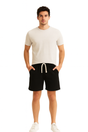Bermuda Caballero / BERMUDA BASICA FELPA  NEGRO (9109324759263)