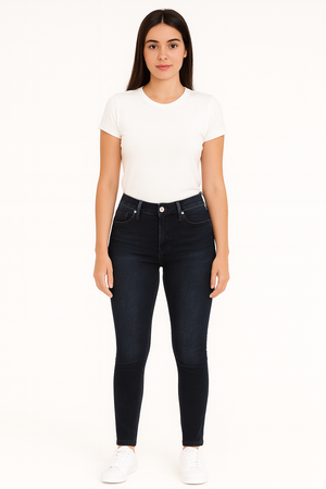 Pantalon Dama Mezclilla / DESLAVADO HIGH MARINO (9139060637919)