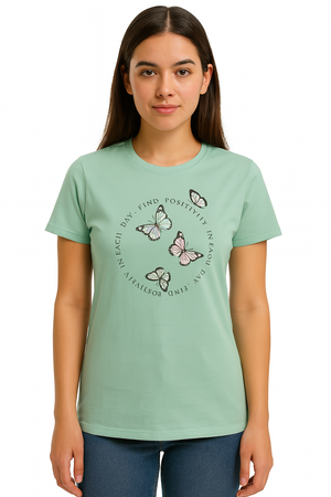 Playera Dama MC / POSITIVITY SAGE (9120409813215)