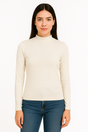Playera Dama ML /  CUELLO RUSO BONE (9124190716127)