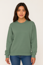 Sudadera Dama ML / SUDADERA BASICA CAPUCHA  OLIVE (9126863405279)