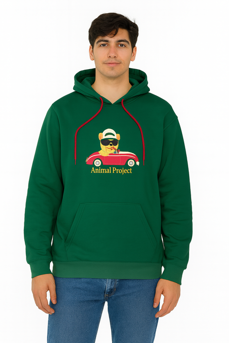 Sudadera Caballero ML / OSITO COCHE VERDE (9125664260319)