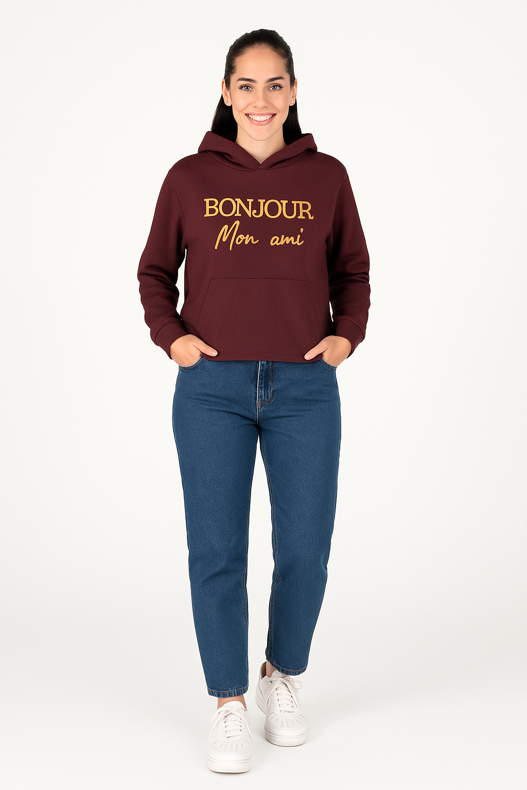Sudadera ML / BONJOUR (9134097957087)