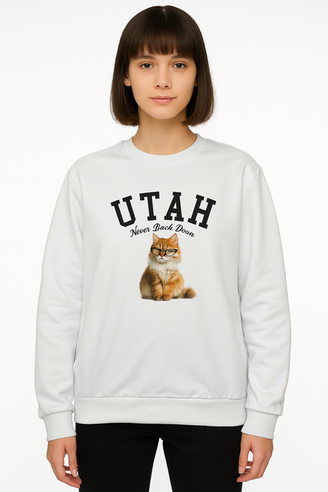 Sudadera Dama ML / UTAH BLANCO (9067664310495)