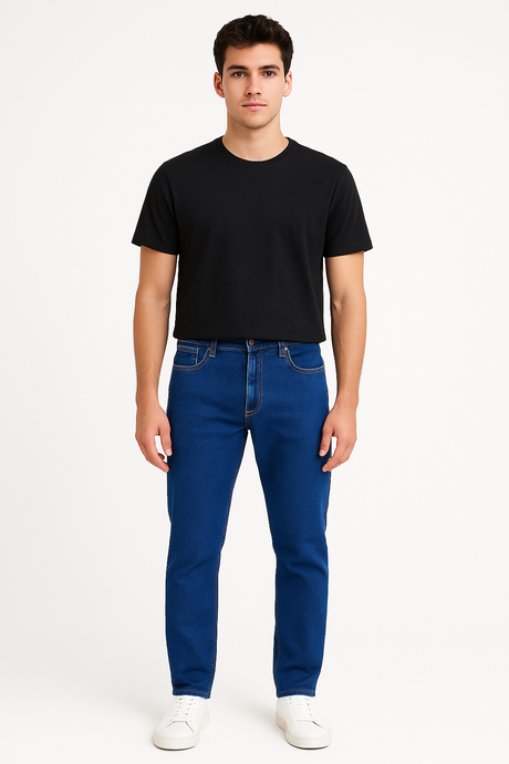 Pantalon Caballero Mezclilla / BASICO AB DEN (9124202676447)