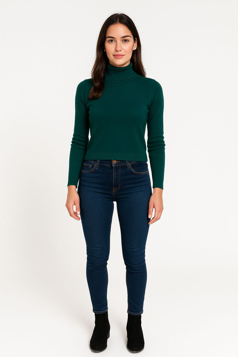 Sueter basico Dama / Cuello ruso