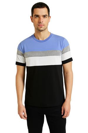 Playera Caballero MC / Cortes y Rayas (8850140168415)