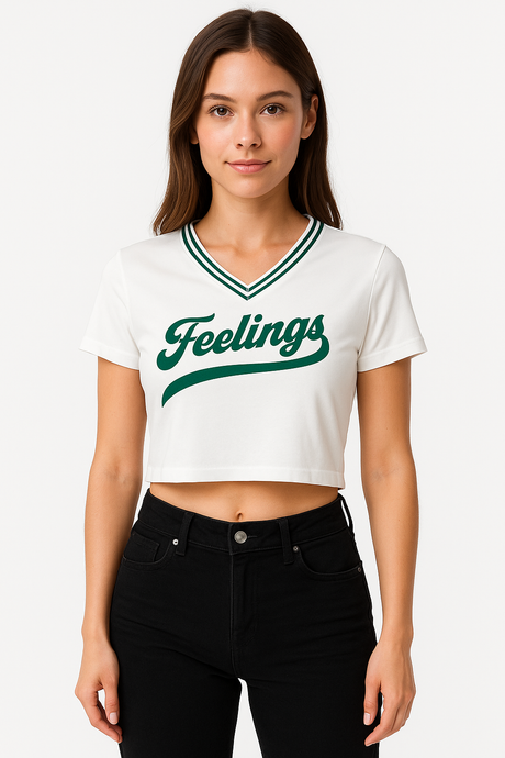 Playera Dama MC / FEELINGS HUESO (9063695909087)