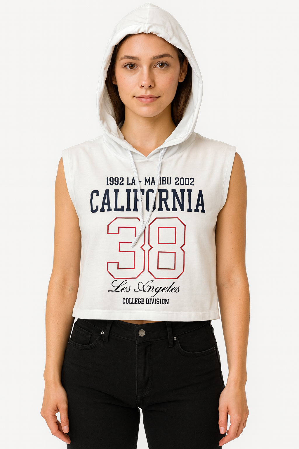 Tank Top Capucha Dama / CALIFORNIA 38 (9042769477855)