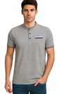 Playera Caballero MC  / DOBLE TEJIDO  AZUL (9059777937631)
