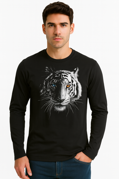 Playera Caballero ML / TIGRE NEGRO (9067648549087)