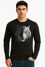 Playera Caballero ML / TIGRE NEGRO (9067648549087)