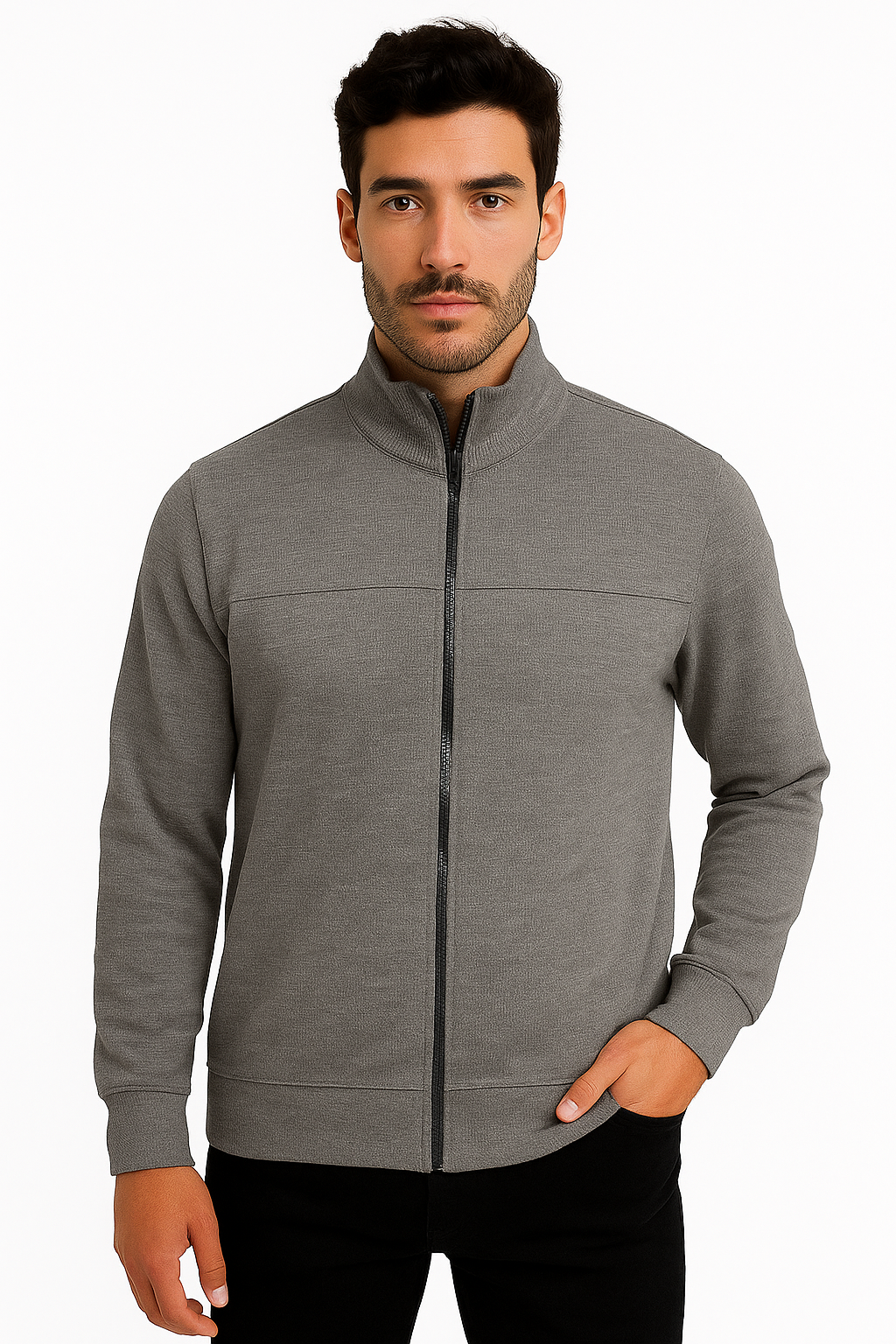 Chamarra Caballero ML / WAFFLE GRIS (9028242604255)