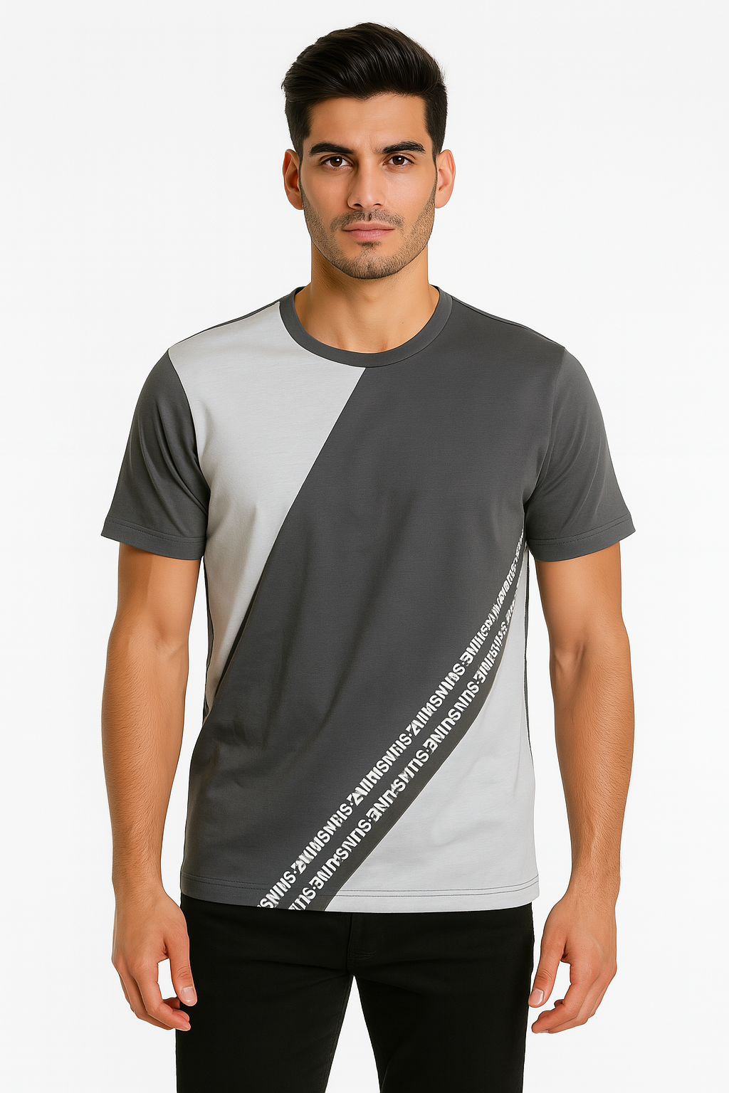 Playera Caballero MC / SUNSHINE RATA GRIS / GRIS PERLA (9028299096287)