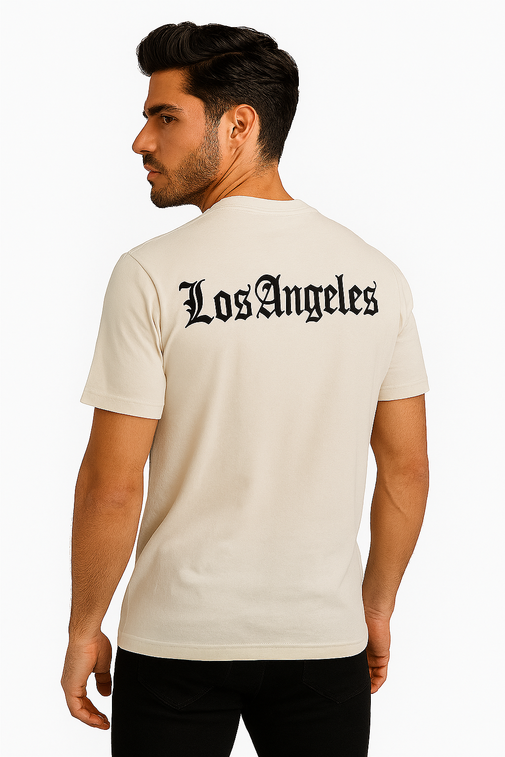 Playera Caballero MC / LOS ANGELES NEGRO (9042722619615)