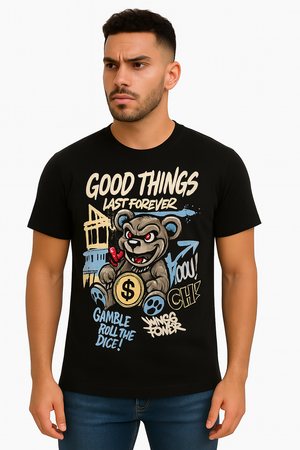 Playera Caballero MC  / GOOD THINGS (8890448675039)