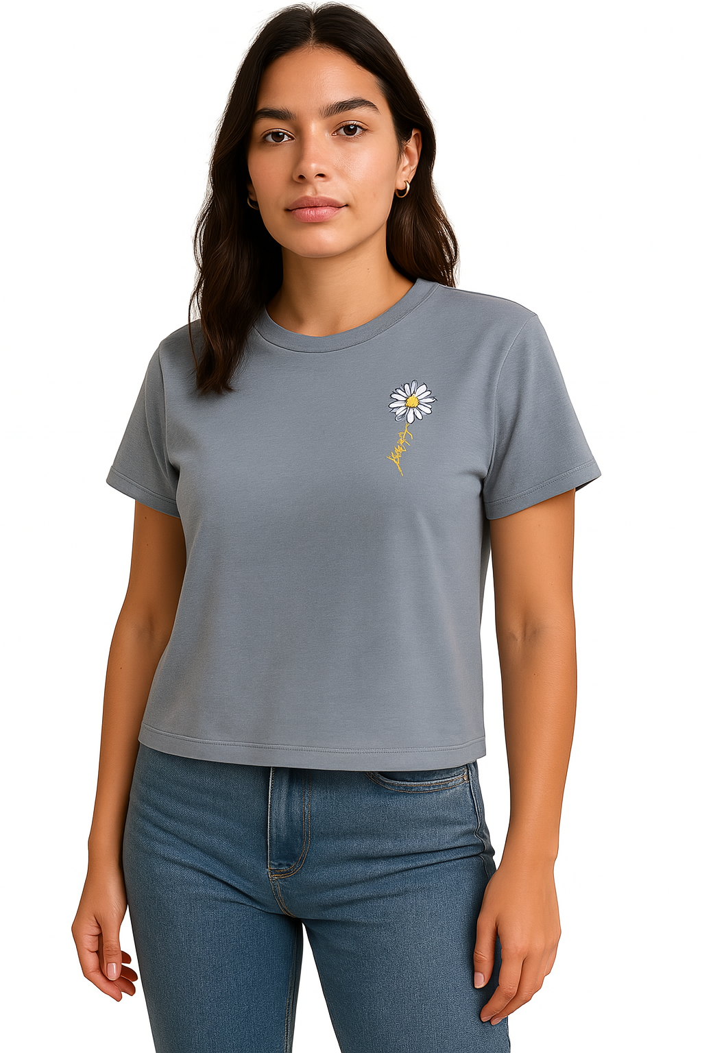 Playera Dama MC / Happy (8890437402847)