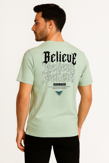 Playera Caballero MC / BELIEVE  MEN (9015701536991)