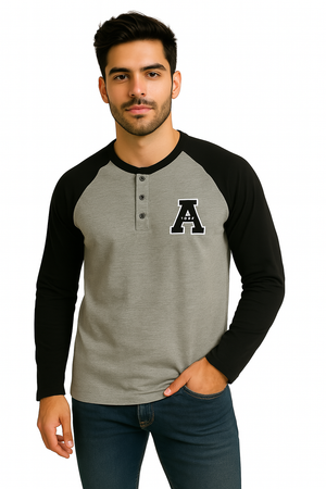 Playera Caballero ML / 1984 JASPE/NEGRO (8905418997983)