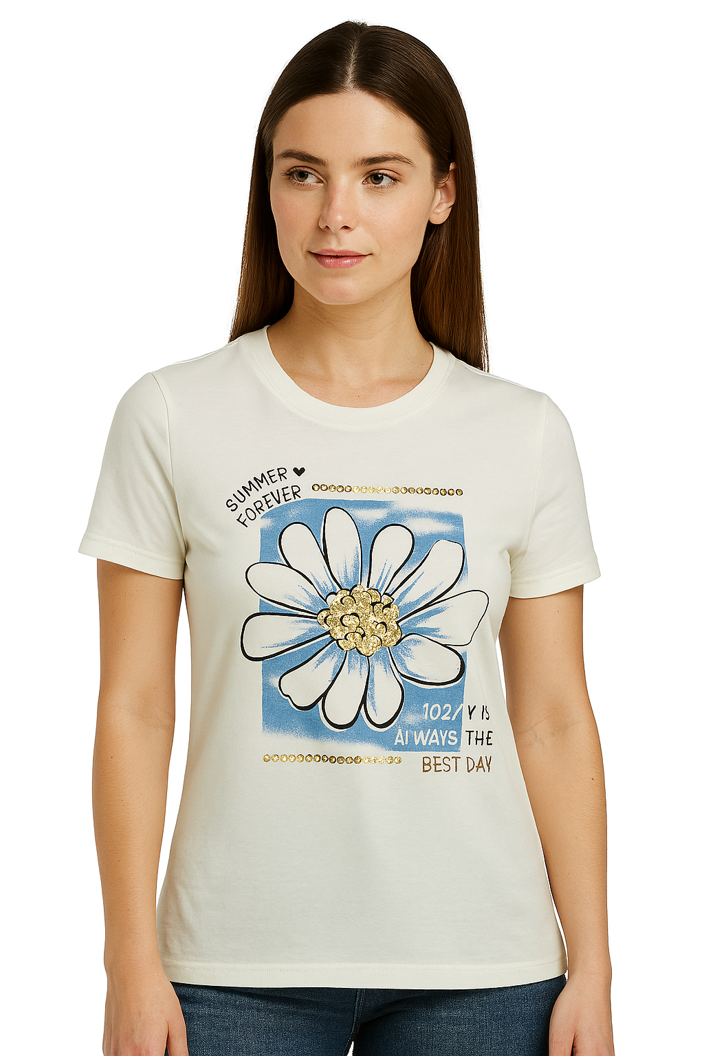 Playera Dama MC / BEST DAY  HUE (9014172451039)