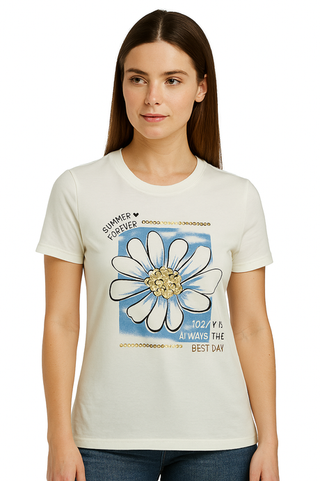 Playera Dama MC / BEST DAY  HUE (9014172451039)