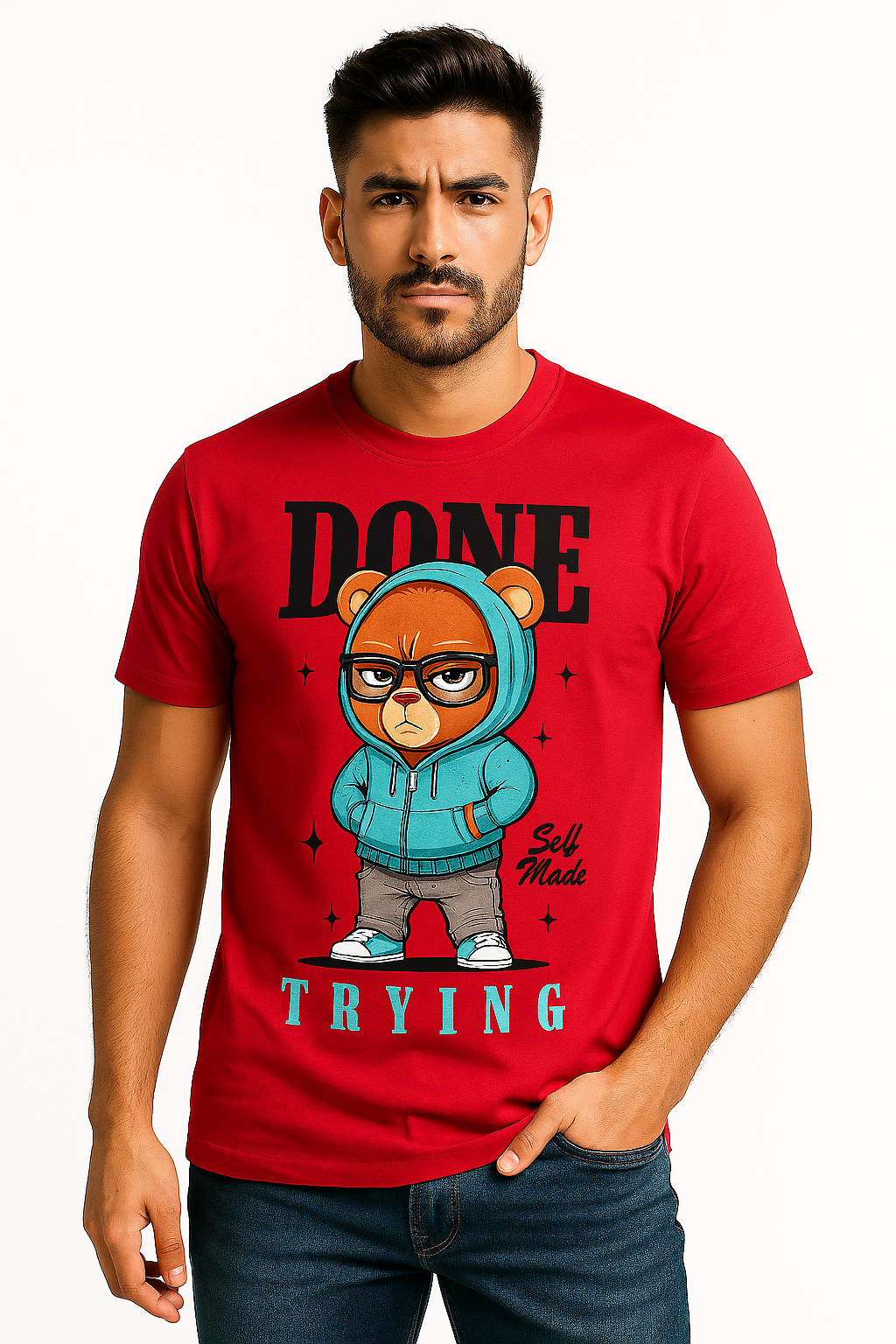 Playera Caballero MC / Done   ROJ (9001715663071)