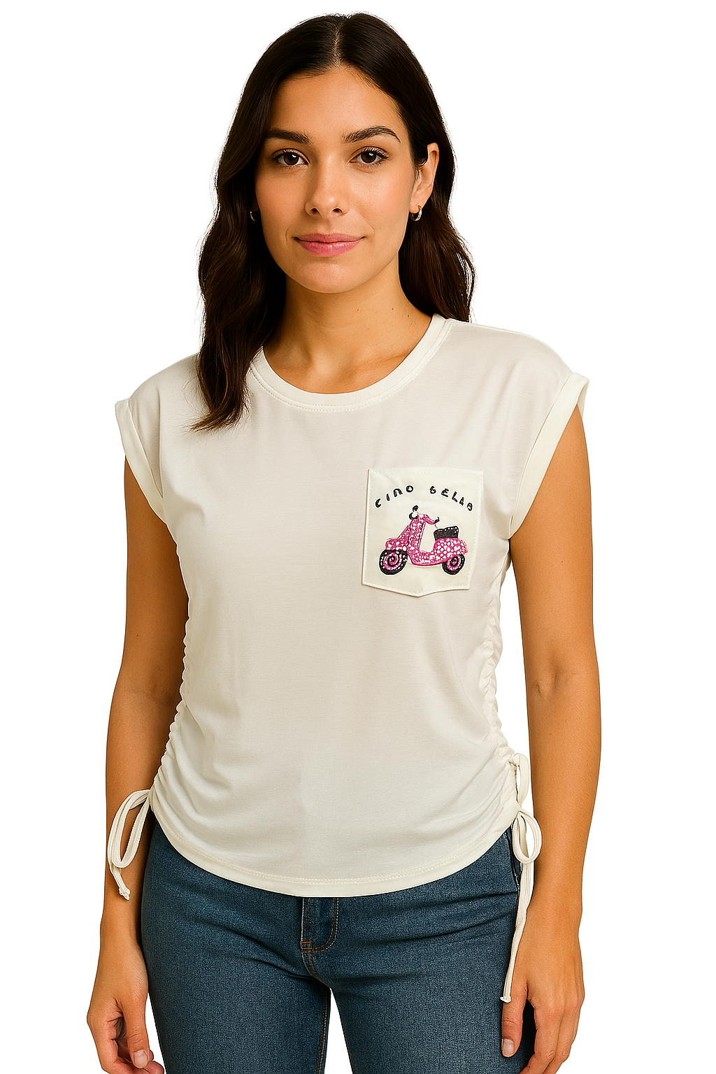 Playera Dama MC / Ciao bella (8794640777439)