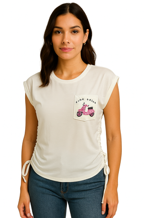 Playera Dama MC / Ciao bella (8794640777439)